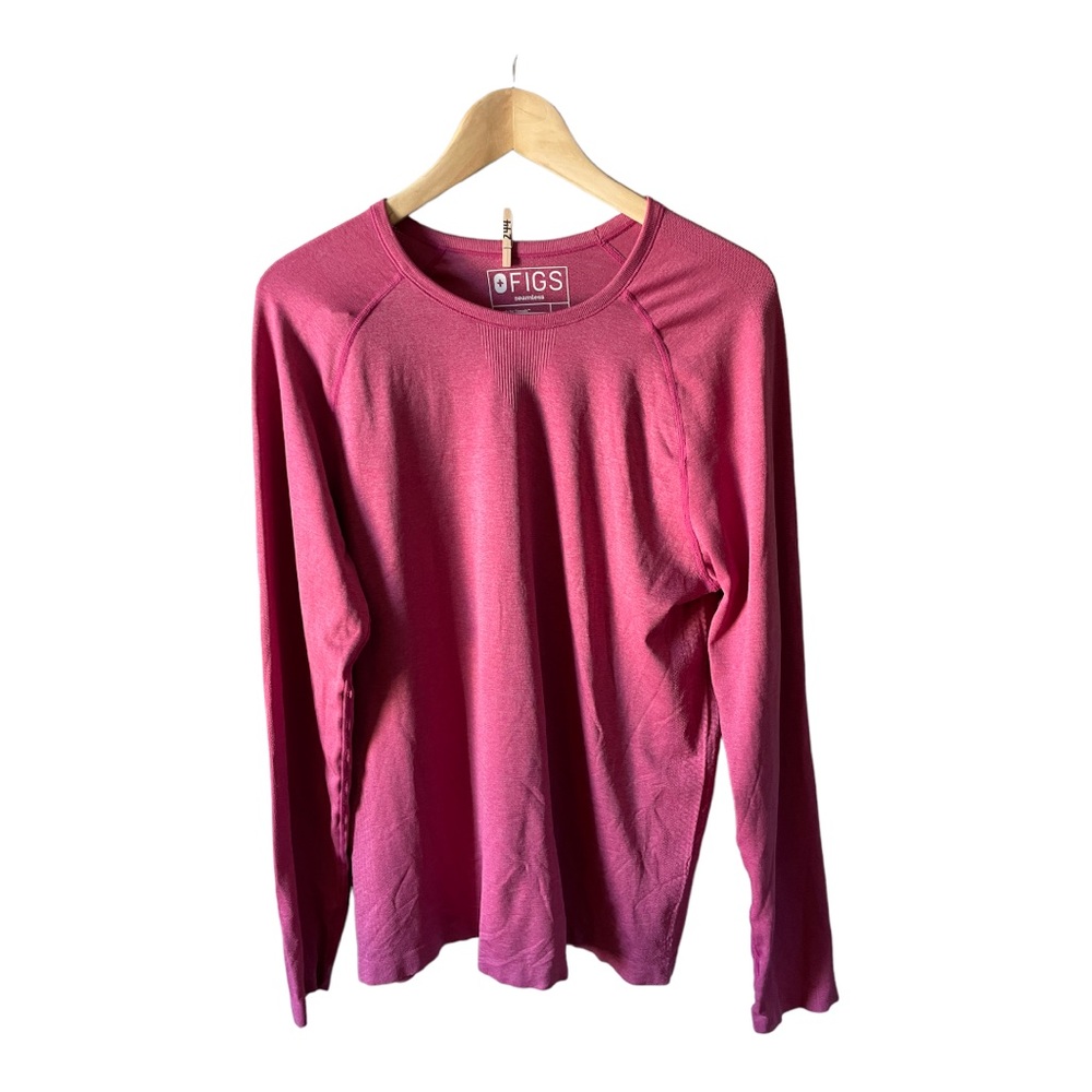 COPY - FIGS Salta Performance Under Scrub; Raspberry Sorbet color; Size Large
